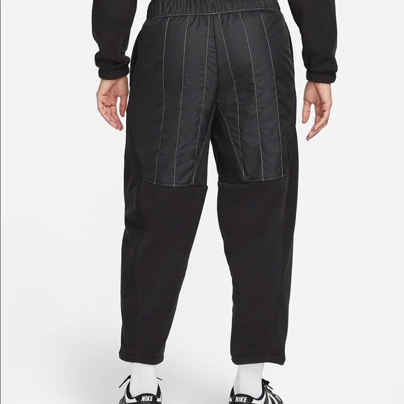 Nike Sportswear Swoosh Curve Plush Trousers black Women's large new with tags - Picture 7 of 12